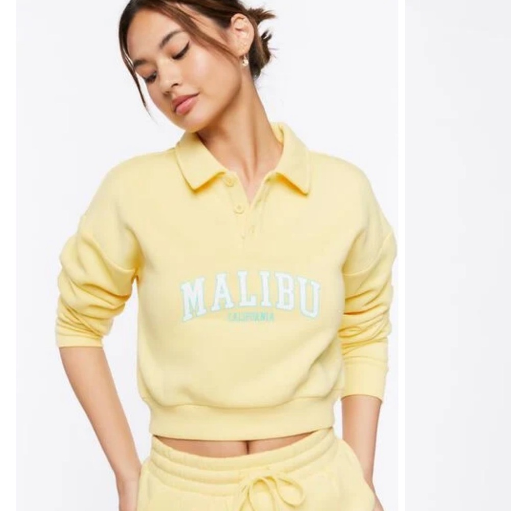 Y2K Sweatshirt Gorpcore 90’s Tennis Top Malibu California Sport Beach